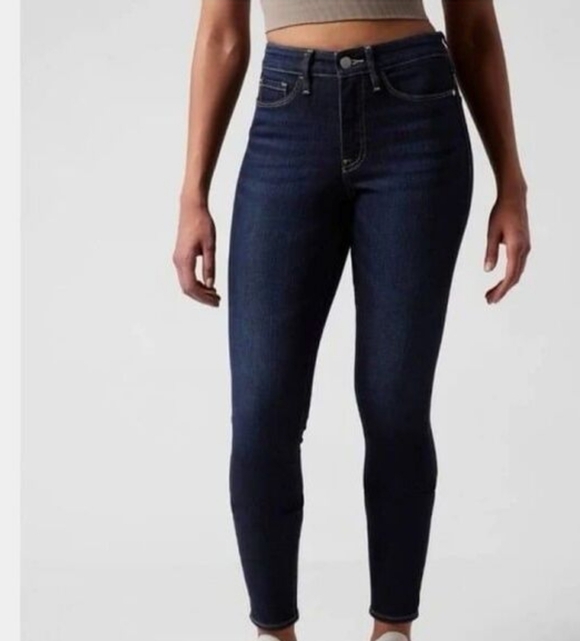 Athleta Denim - NWOT Athleta Sculptek High-Rise Dark Wash Skinny Jeans
